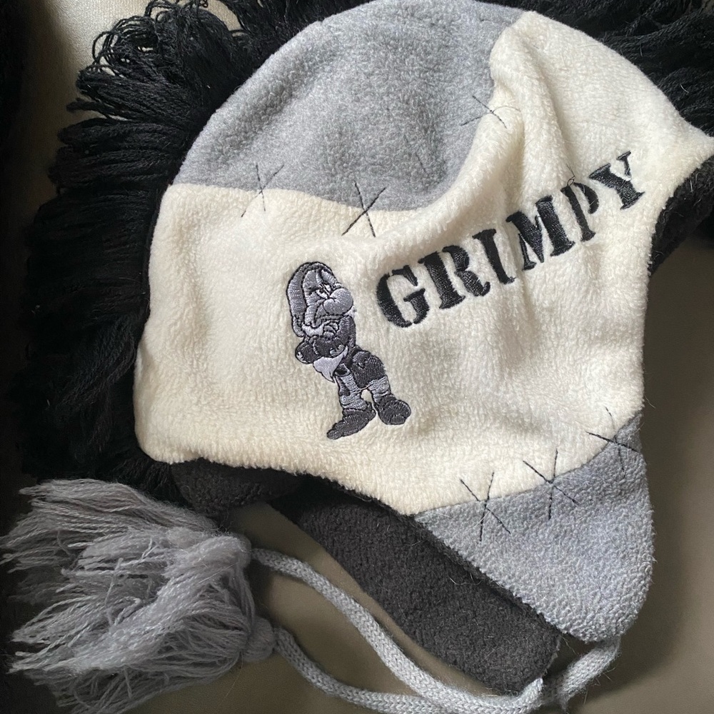Authentic Disney knit Grumpy Mullet Winter Hat